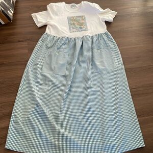 Vintage Teddy Bear Dress Sise Medium